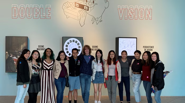 Student at a field trip to the LA County Museum