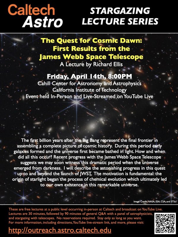 Poster for Stargazing Lecture