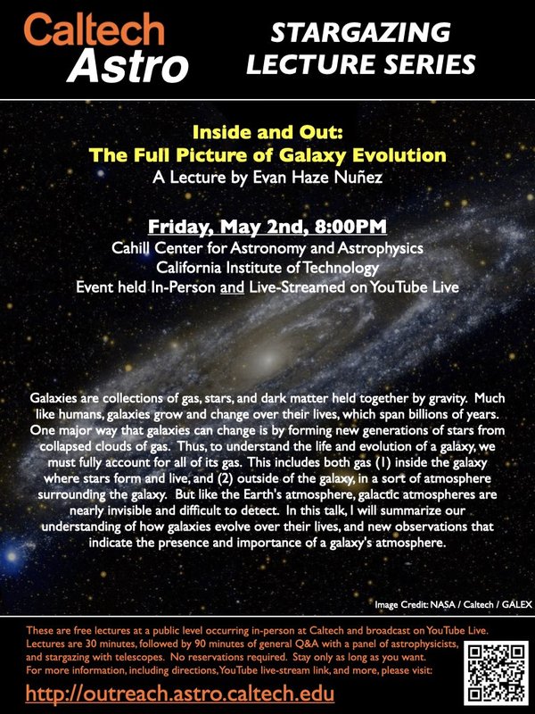 Poster for Stargazing Lecture