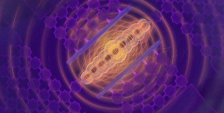 Quantum information as sound waves illustration