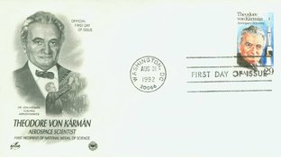 Theodore von Karman first day of issue cover