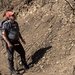 Professor Mike Lamb surveys the burn scar left in the Bailey Canyon area.