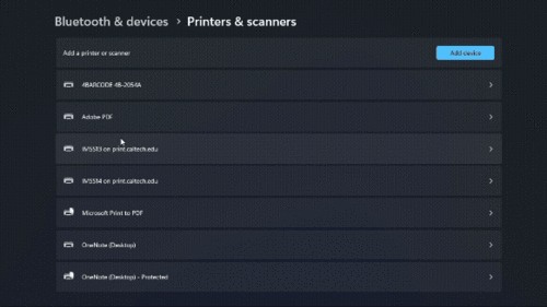 Print Instructions - Remove Printer