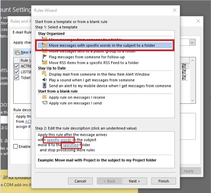 outlook-junk-rule