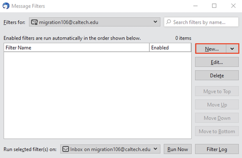 Thunderbird-Message-Filters