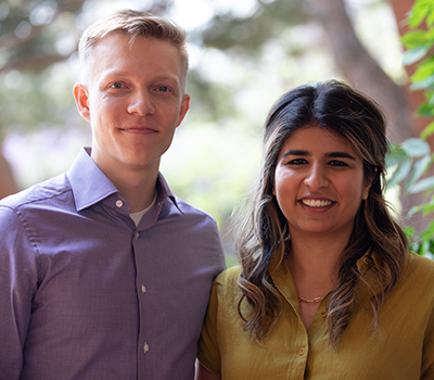 Levi Palmer and Prachi Thureja