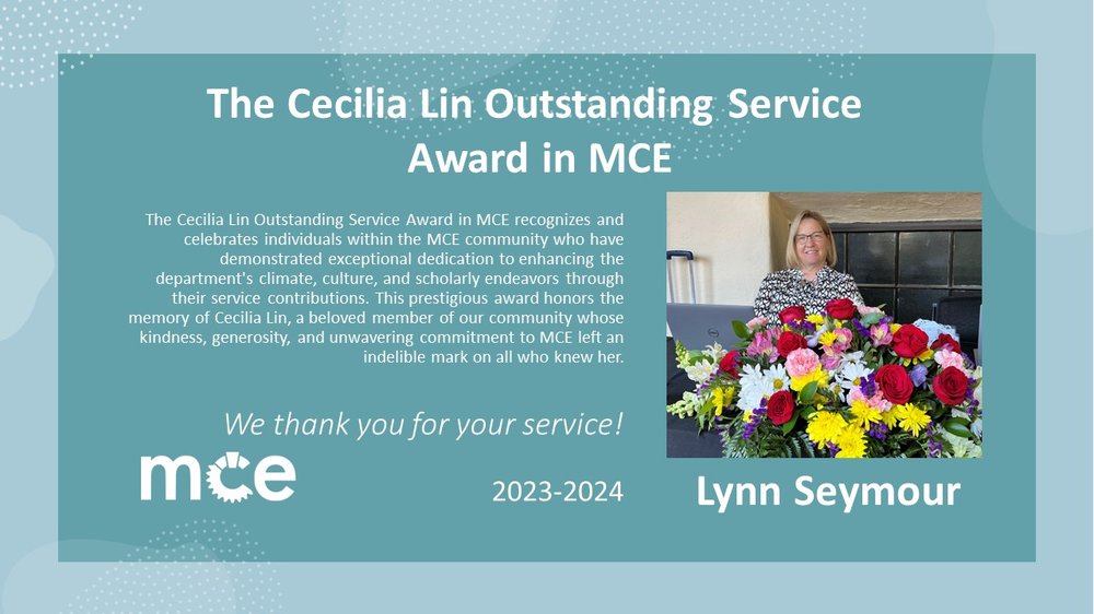 Cecilia Linn Service Award 2024