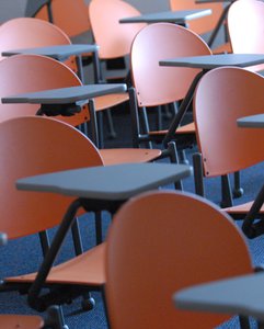 Photo of Empty Desks