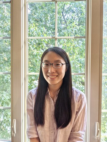 Yufeng Du, physics graduate student