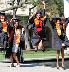 Excited Graduating Students