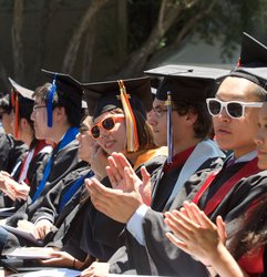 Photo of Students at Commencement