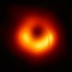 An image of a black hole