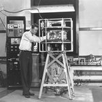 Felix Boehm working in a lab