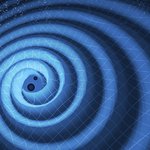 illustration of gravitational waves