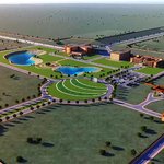 A rendering of the LIGO India site in the state of Maharashtra.