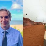 Ross Brockwell, and a picture of the Mars simulation