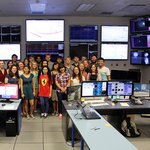 LIGO SURF students in the control room