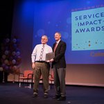 Michael Walsh, an engineer in the Division of Biology and Biological Engineering, was honored for his 45 years of service to the Institute.