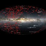 Map of supernovae spotted by the SNIascore algorithm