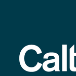 Caltech logo on dark blue green background