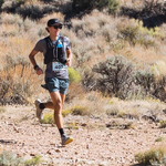 Andy Boyle running in the mountains