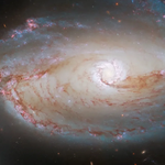 Picture of the spiral galaxy NGC 1097.